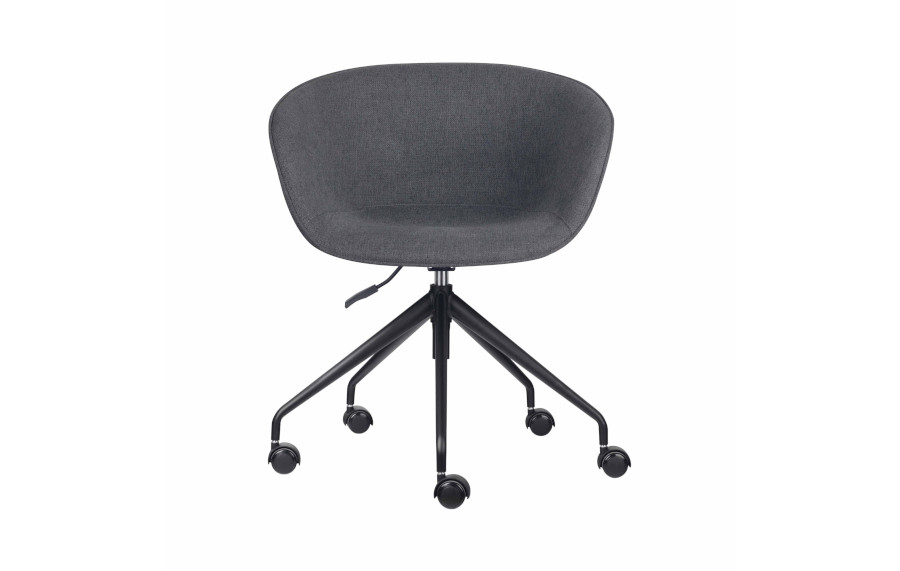 Charcoal Fabric with Black Base